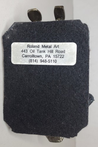 Arte en metal Ronald escultura de acero artesanal ~ toro caballo vaquero riel pico - Imagen 7 de 8