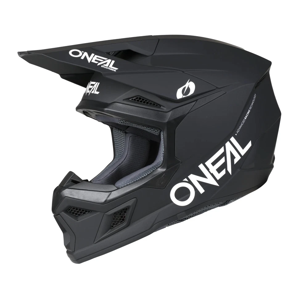 Casque ONeal 0625-312 3 Series Solide Noir/Blanc - Photo 1/1