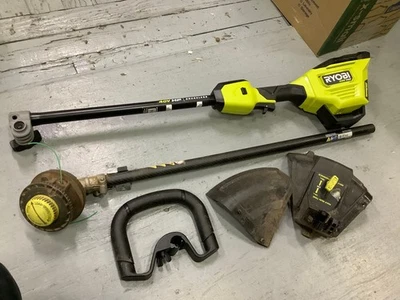 Ryobi 40V HP RY40HPST02 Whisper Series 17 in.  String Trimmer (BROKEN SHAFT) - Image 1 of 4