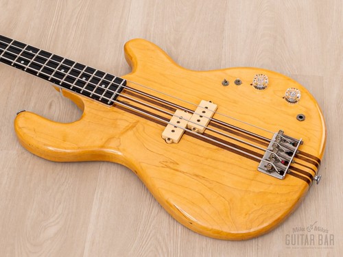 1979 Kramer DMZ 4000 Vintage Aluminum Neck Bass Natural w/ Case - Picture 9 of 20