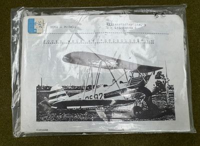 Huma 1/72 Focke Wulf 44 Stieglitz acrobatics plane short run kit [11/011]