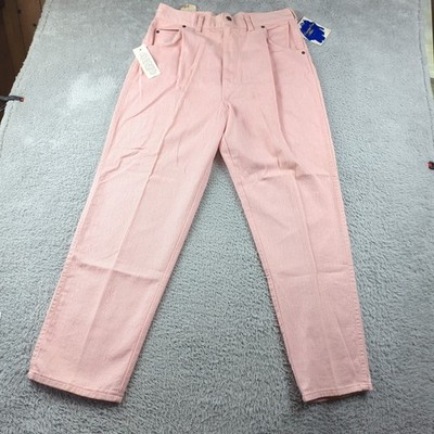 VTG Carriage Court Blues Jeans Womens 18 Pink Made USA Deadstock Sears Catalogue