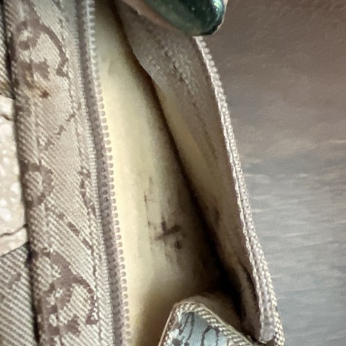RARE Vintage Y2K Guess Denim/ Snakeskin Shoulder Bag Logo Monogram W/ Wallet - Picture 12 of 13