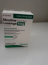 LOT of 8 Padagis Nicotine Polacrilex Lozenge 4MG 72ct FREE SHIPPING exp 12/2026