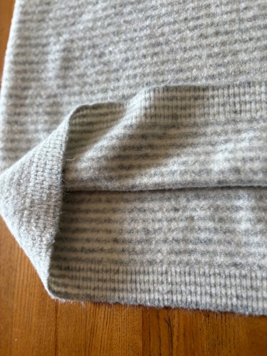 J. Crew Damen Strickrock gestreift. Grau & Weiß. Medium. Relaxed Fit. - Bild 2 von 11