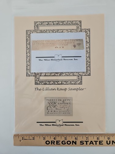Vergissmeinnicht in Stichen THE LILLIAN KAUP SAMPLER gezähltes Kreuzstichmuster - Bild 2 von 3