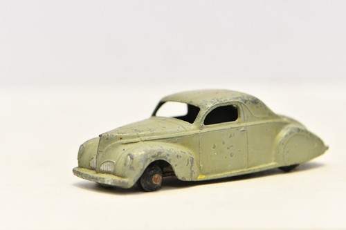 Vintage Dinky Toys 39C Lincoln Zephyr Coupe Car 1947-1950 Grey 1940's Model Car - Picture 7 of 11