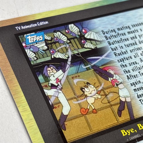 2000 Topps Pokemon TV #EP20 Bye, Bye Butterfree Rainbow Foil - Picture 5 of 8
