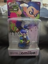 Amiibo Nintendo Splatoon Inkling BOY Blue New Sealed Box Is In Mint Condition