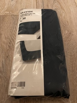 IKEA Bettlaken ULLVIDE Spannbettlaken Blau 160x200 x 8cm NEU OVP