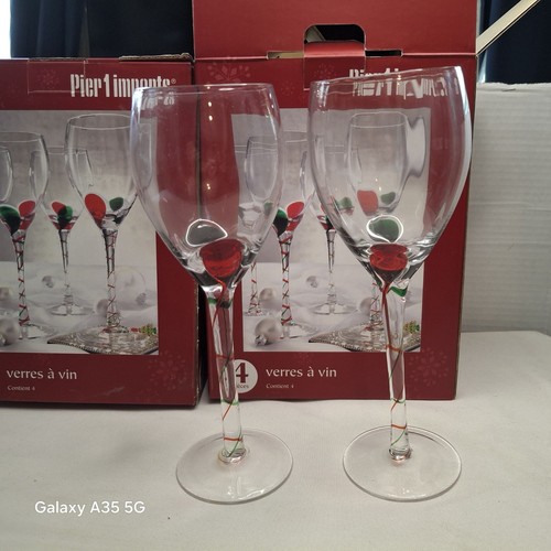 Pier 1 Imports Holiday-Thema Weingläser 10er Set - Bild 6 von 9