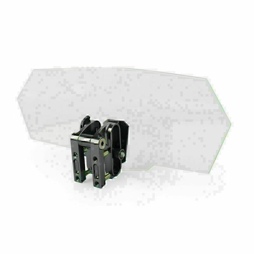 Universal Adjustable Clip On Windshield Extension Spoiler Wind Deflector Clear - Bild 10 von 12