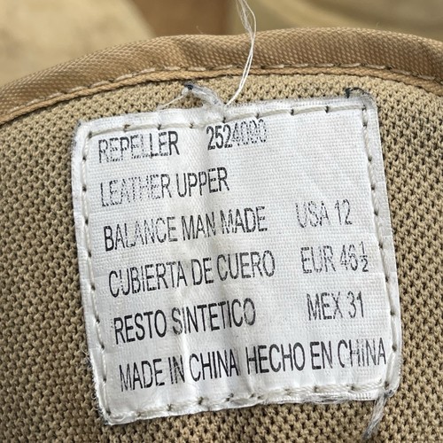 Herman Survivors Work Boots Mens 12 Nubuck Leather Waterproof Tan Oil Resistant - Picture 9 of 9