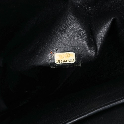 Authenticated Chanel Jumbo Classic Patent Double Flap Black Leather Shoulder Bag - Picture 8 of 12