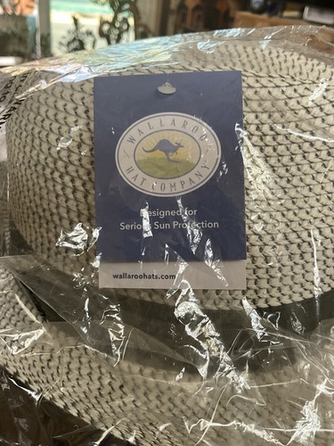 Wallaroo Charlie Trilby (Ivory/Olive, M/L) Short Brim Fedora NEW SEALED IN BOX - Picture 16 of 17