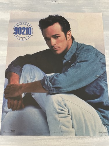 Luke Perry Dylan McKay 1991 Beverly Hills 90210 Torand Spelling Poster FN 20x16