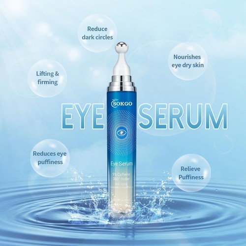 5% Caffeine Eye Serum, Anti-Aging Hydrating Eye Serum, Eye Roller Serum with ... - Picture 4 of 7
