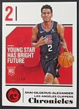 2018-19 Panini Chronicles Rookie /149 Red Foil #89 Shai Gilgeous-Alexander RC SP