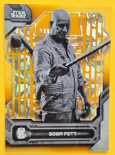 Boba Fett 2024 Topps High Tek Star Wars B+W Gold 35/50 Diffuser Card