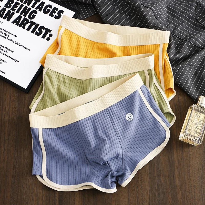 Calzoncillos boxer ajustados para hombre con forro de malla, calzoncillos suaves transpirables de tiro medio Foto 4 de 4