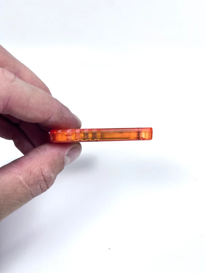 Sony SCPH-1020 1MB Memory Card - Arancione Fluo Trasparente - Immagine 4 di 4