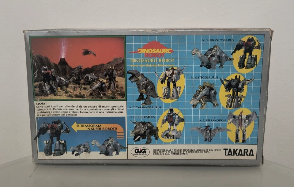 TRASFORMER BRONTOSAURUS DINOBOT TAKARA GIG DIACLONE TRANSFORMERS G1 SLUDGE - Immagine 4 di 4