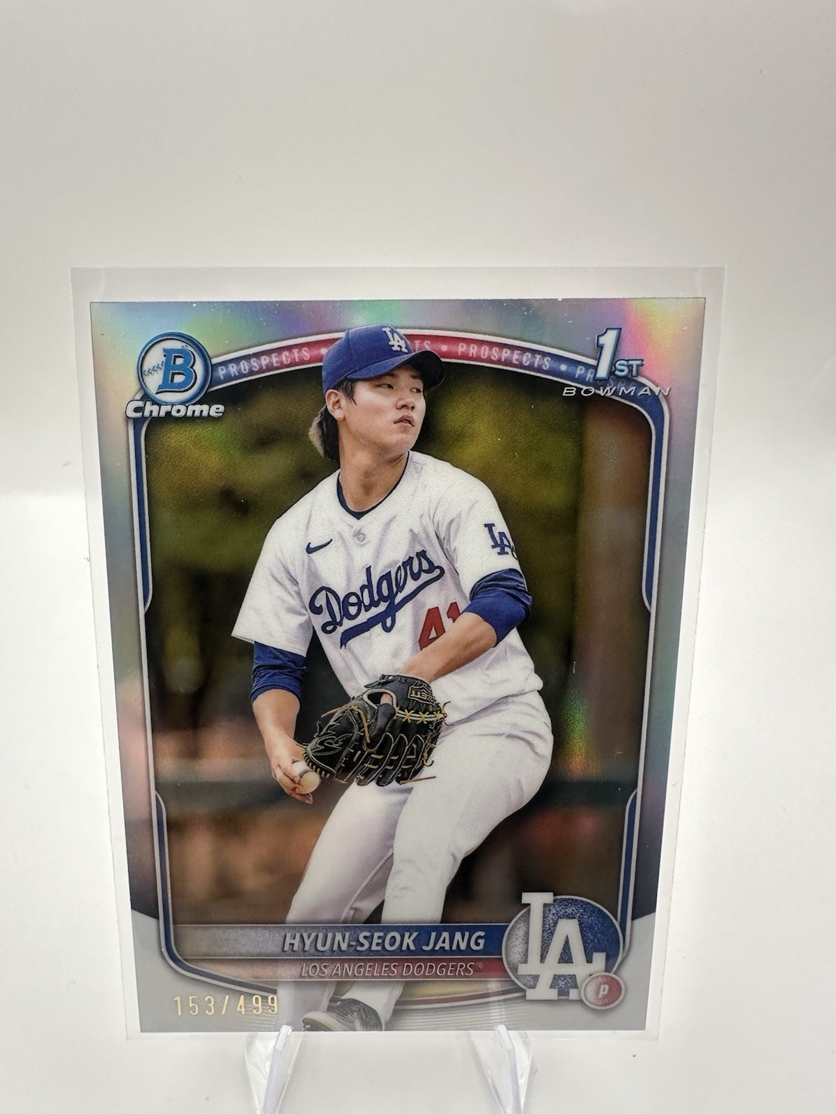 Hyun-Seok Jang 2025 Bowman Chrome 1st Refractor /499 #BCP-51 Dodgers