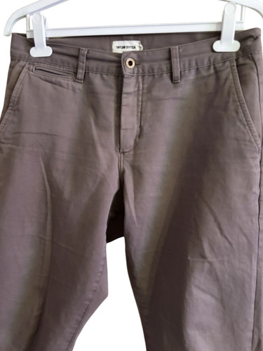Taylor Stitch The Democratic Foundation Hose Herren 34 in Bio Kohlegrau Chino - Bild 2 von 14