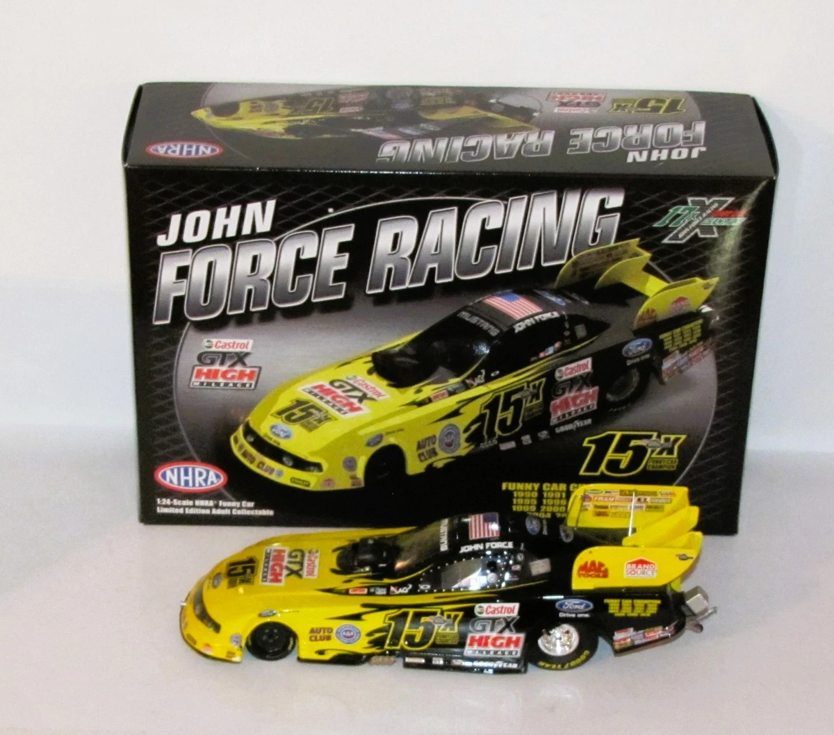 John Force NHRA 1:24 Diecast Racing Cars for sale | eBay
