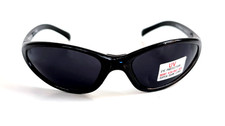 NWT Vintage 90's Oval Polycarbonate 8C Sporty Sunglasses S. Black 