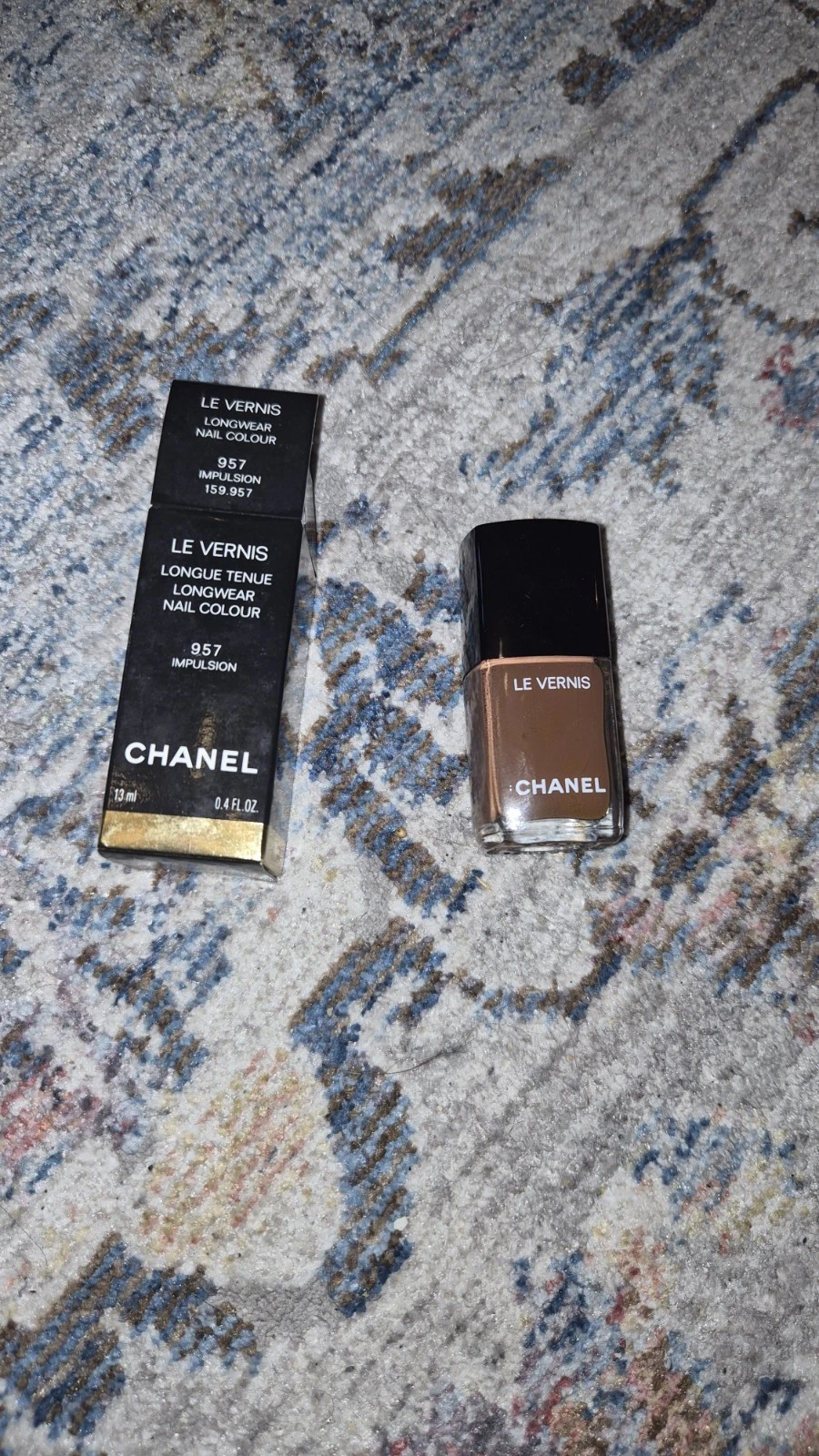 CHANEL le Vernis Nail Polish Impulsion Limited Edition 13ml BNIB Deep Brown