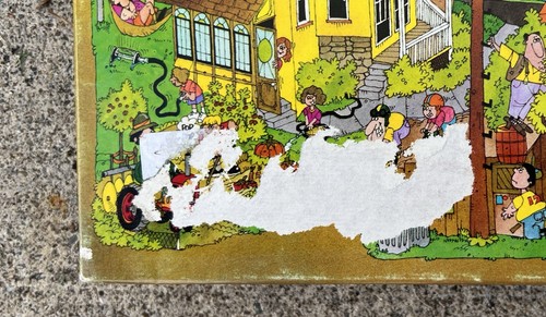 Vtg 1978 Springbok 500pc jigsaw puzzle Pops-Town Pops Town 4094 COMPLETE - Picture 7 of 7