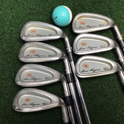 Ben Hogan BH-5 Offset 3-9 Irons Apex Edge 4 STIFF Steel Shaft OEM Grips RH - Picture 1 of 18