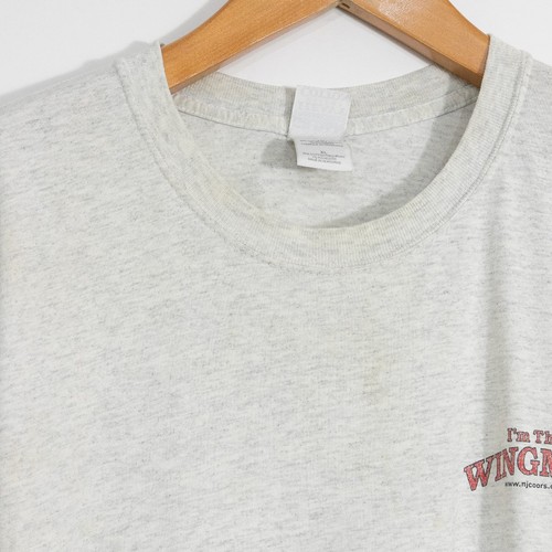 Vintage 90s Coors Light Funny Drinking T Shirt Mens XL Distressed Thrashed Beer - Picture 4 of 12