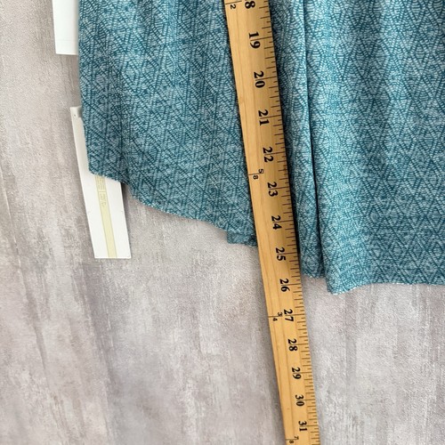 O'Neill Tank Top Womens Large Priscilla Blue Green Geometric Flowy Blouse NWT - Picture 10 of 12