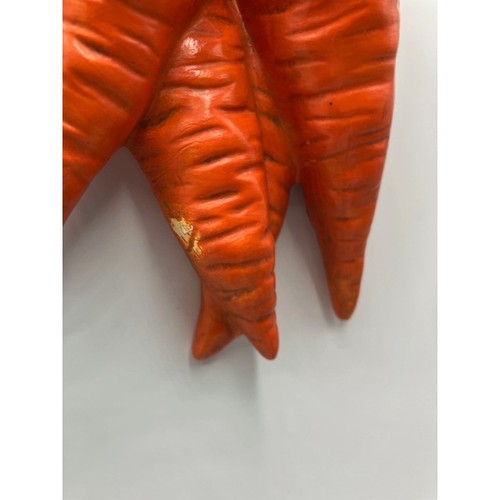 Vintage 1982 Gemüse Wandkunst Mais Tomate Zwiebel Karotte Küche Landhaus 7,5" Höhe - Bild 7 von 10