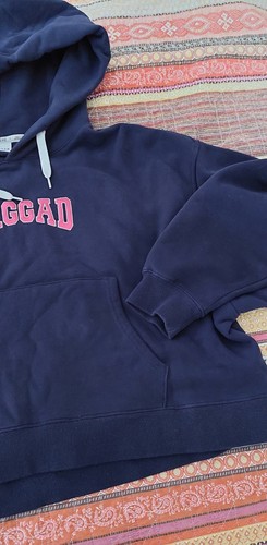 Navy Fleece Hoody Hoodie JAGGAD Near New Medium Womens - Picture 3 of 12