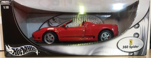 Modellino auto 1:18 FERRARI 360 Barchetta 2001 Pininfarina rosso -Mattel HotWheels - Foto 2 di 23