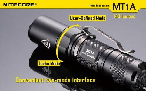 Nitecore® MT1A Multi-task 180 Lumen Compact Flashlight - 1xAA - Picture 3 of 10