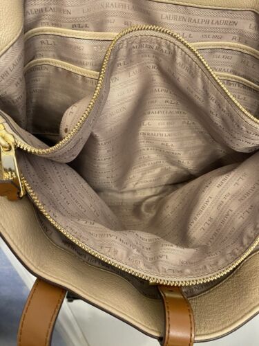Genuine RALPH LAUREN Large Leather Purse / Tote Bag, EXCELLENT CONDITION! - Picture 3 of 10