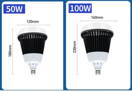 50W 100W 150W 200W Hochregalleuchte LED Glühbirne E27 Lampe Für Scheune Garage - Bild 13 von 16