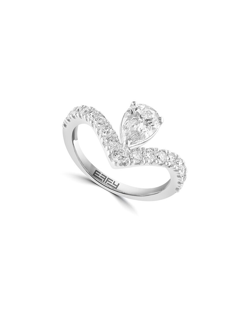 Effy Fine Jewelry Кольцо с бриллиантом, выращенным в лаборатории, 14 Карат 1,69 Карата, женское 7
