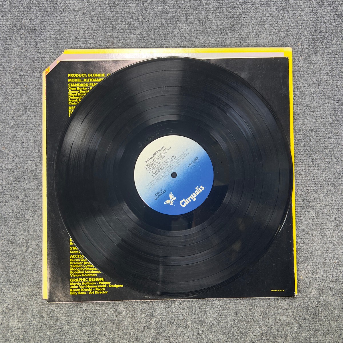 BLONDIE-AUTOAMERICAN,CHE-1290,WALK LIKE ME,VINYL LP ALBUM