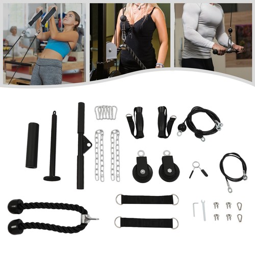 Home Gym Pulley System, Tricep Workout Pulley System for LAT Pulldown, Biceps Cu - Picture 16 of 24