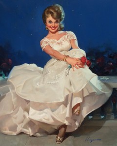 Gil Elvgren Pin Up Girls Giclee Canvas Print Paintings Poster Reproduction