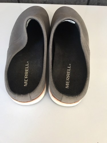 Merrell Juno Clog Shoe Womens J001412 Clog Mule Gray Suede Slip On Size 8.5 - Picture 5 of 6