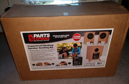 Copperhead  2.1 Channel Powered Amplified Desktop Speaker w/ Subwoofer DIY Kit - Picture 2 of 11
