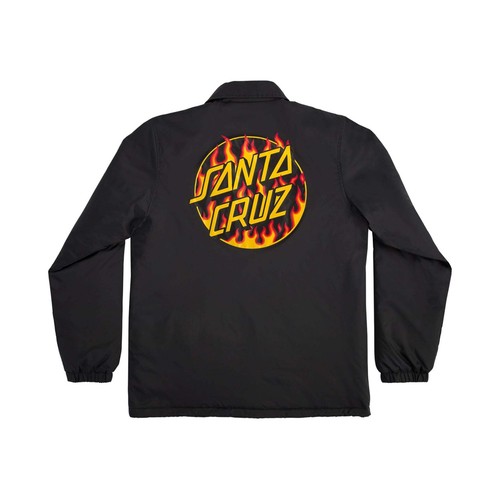 Santa Cruz x Thrasher Flame Dot Jacket - Black - Picture 2 of 9