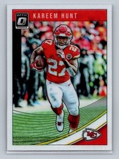 2018 Donruss Optic 50 Kareem Hunt    Kansas City Chiefs Football Card