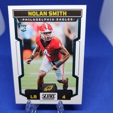 🏈 2023 Noland Smith Panini Score Football Rookie Card # 376 👀